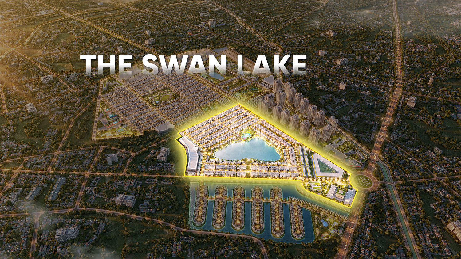 Mặt bằng VINHOMES GREEN CITY - PHÂN KHU THE SWAN LAKE - VINHOMES GREEN CITY